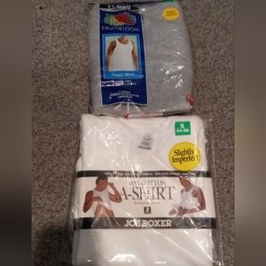 (5) Men's A shirts / beaters 3 grey FotL 2 white J.boxer